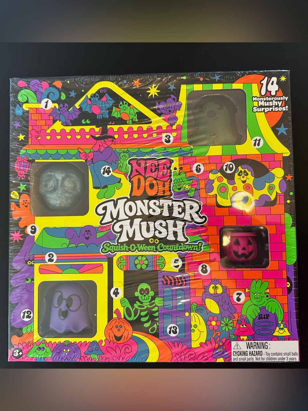 NEE DOH Monster Mush Mystery Squish Toy Set - Multicolor